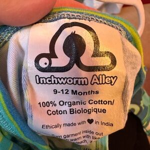 Inchworm Alley Organic Cotton Kid Pajama / Onzie